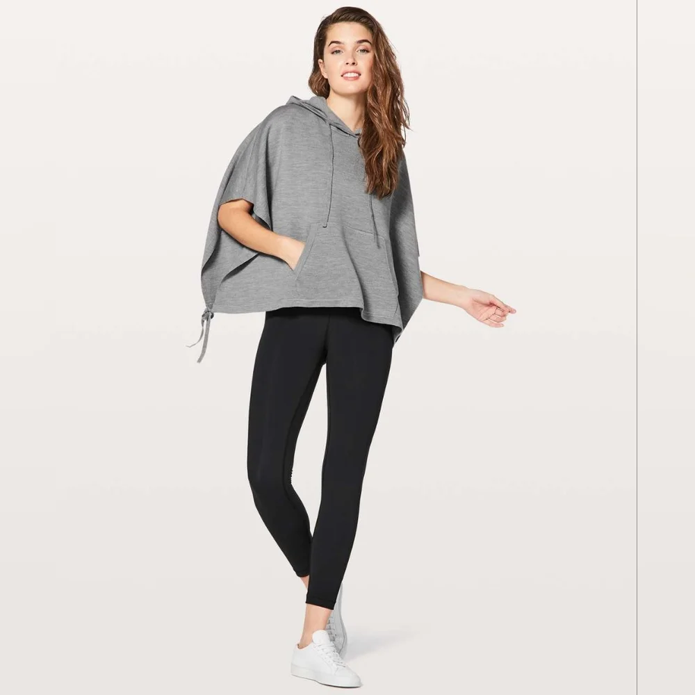 Lululemon All In A Day Hooded Poncho O/S in EUC - Picture 3 of 12